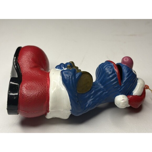 VGUC Grover Santa Boot Christmas Ornament Sesame Street Muppets Jim Henson - Picture 2 of 6